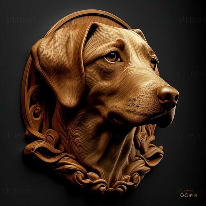 3D model Coolies dog breed dog (STL)